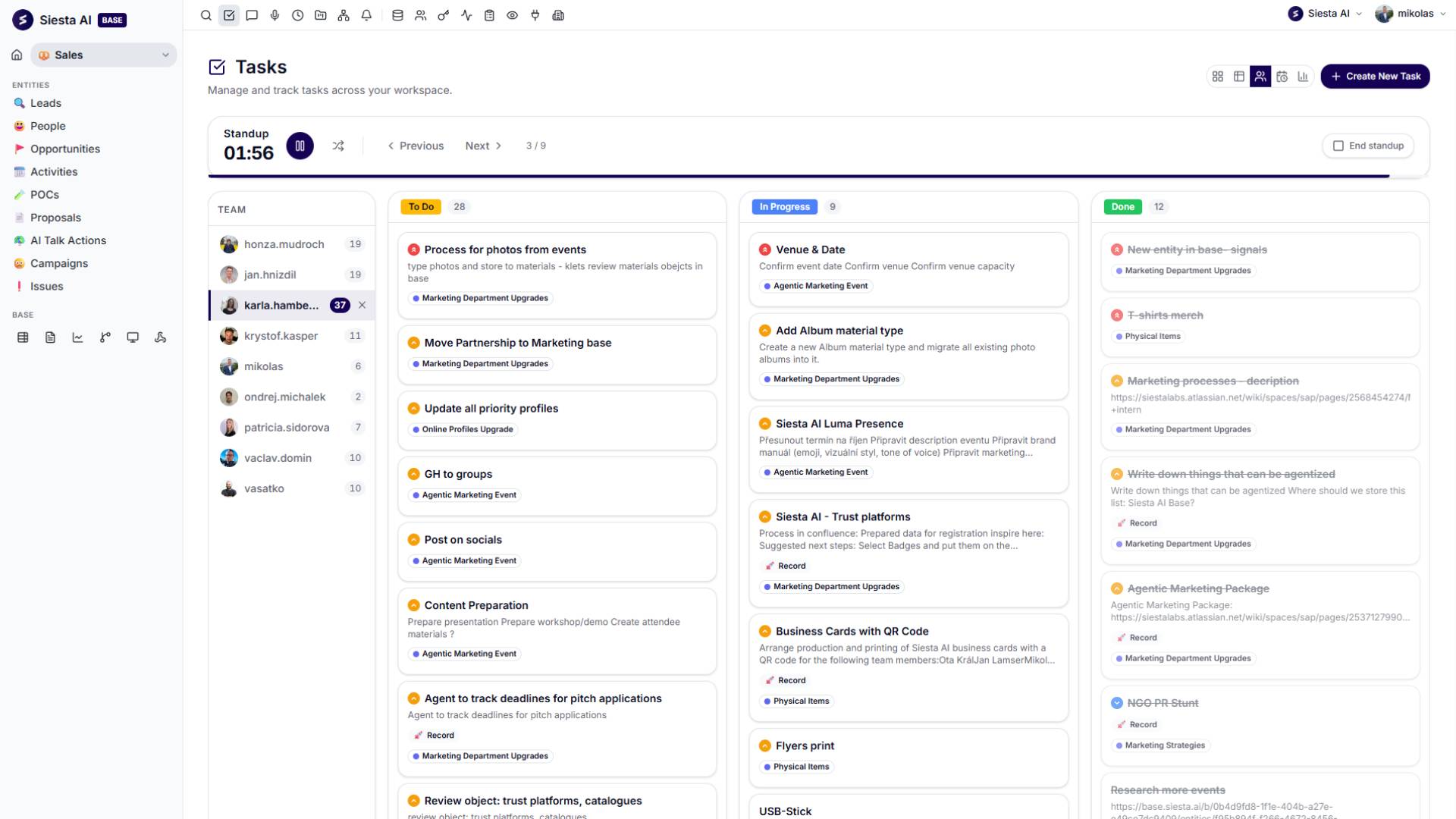 Users, teams and onboarding waves