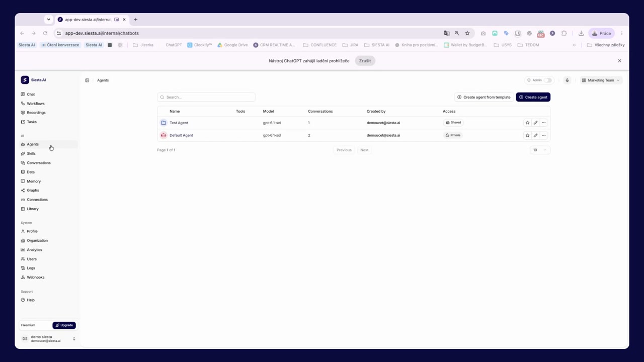 Set user permissions